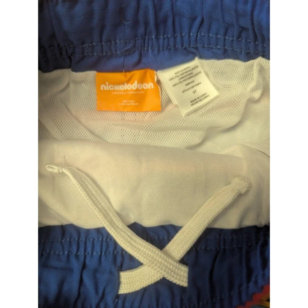 Paw Patrol Boys Swim Trunks Size 5T